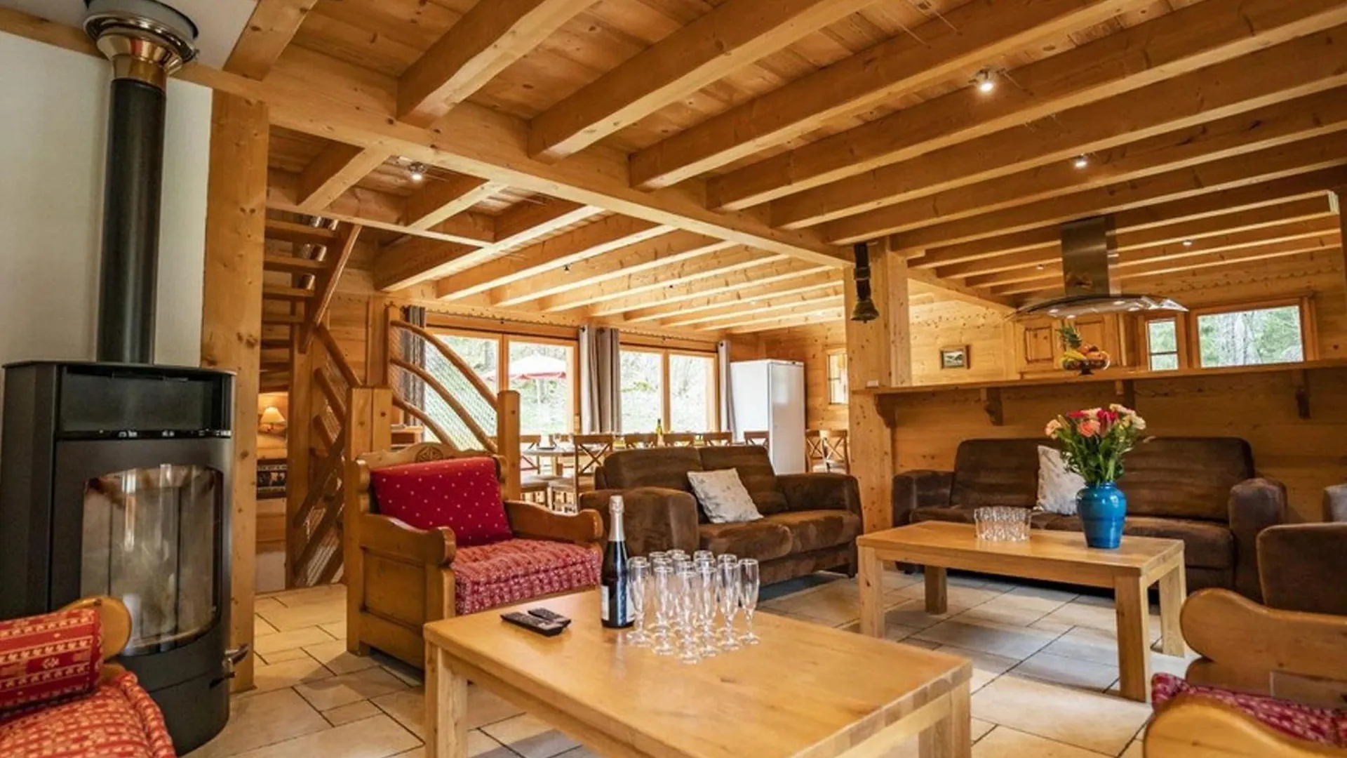 Chalet 4* Pour 15 Pers. Avec Jacuzzi, Balcon Et Poele A Bois, Proche Du Telecabine Du Linga Et Super-Chatel - Fr-1-676-26 프랑스